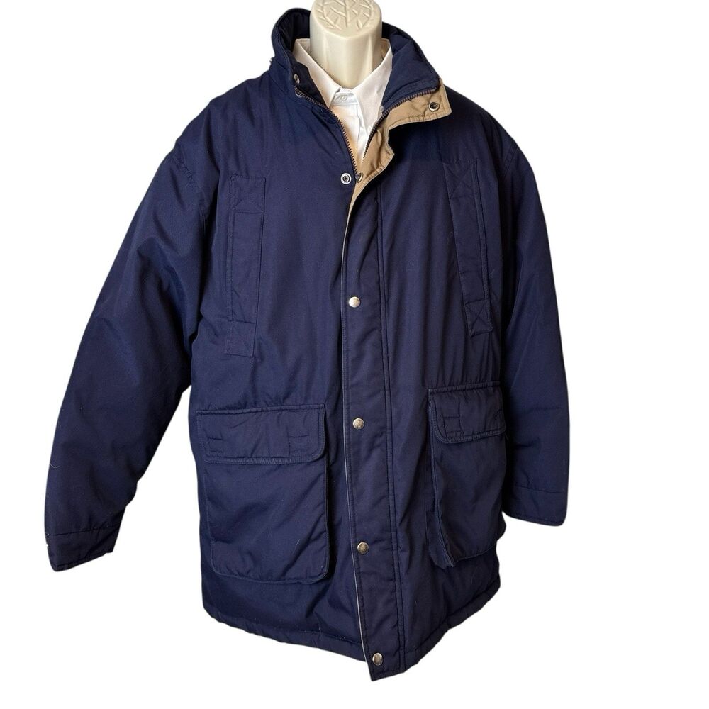 Vintage Outdoor Exchange Navy Down‎ Coat (Made in Korea) Men’s L 24x31